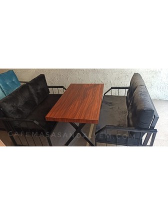 Cafe Metal Profil Sedir CMPS19