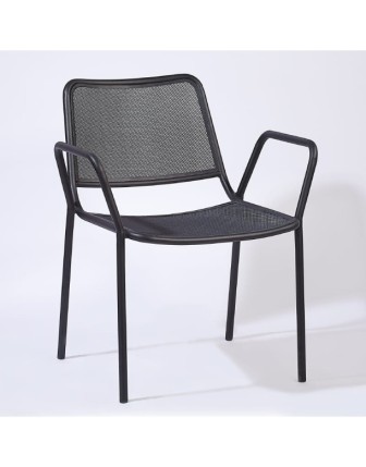 Dış ve İç Mekan Uyumlu Metal Fileli Sandalye DMS07