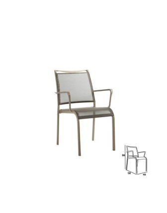 Dış ve İç Mekan Uyumlu Alüminyum Sandalye DMMS24