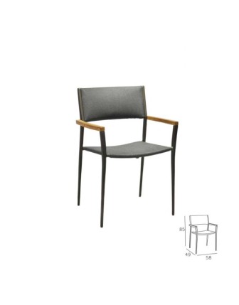 Dış ve İç Mekan Uyumlu Sandalye Jazzy DMMS38