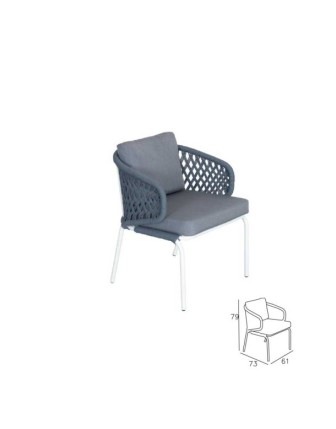 Dış ve İç Mekan Uyumlu Sandalye Parma DMMS40