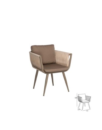 Dış ve İç Mekan Uyumlu Sandalye Venedik DMMS42